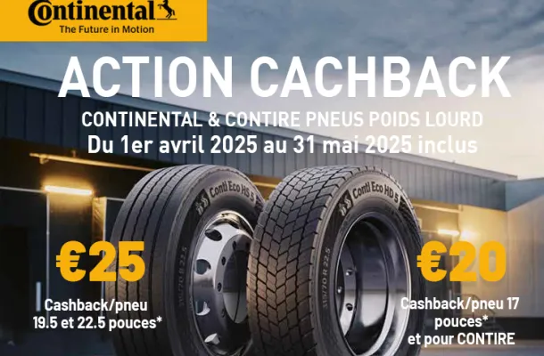 action cashback Continental|Forrez