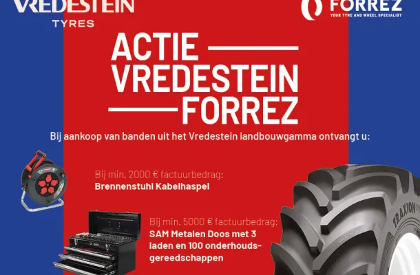 Actie Vredestein|Forrez