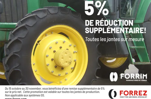 action 5% reduction