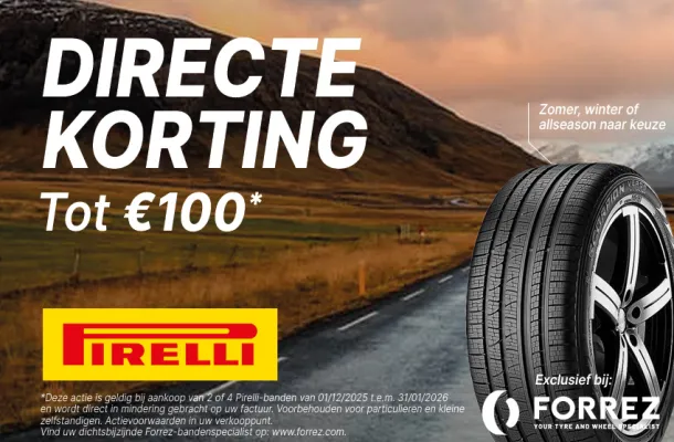 Pirelli actie|Directe korting