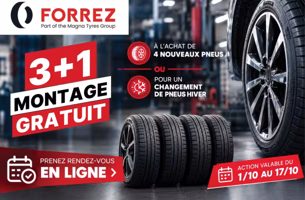 3+1 montage gratuit chez Forrez