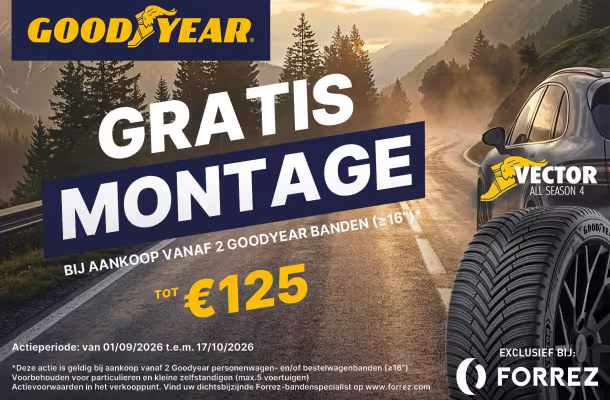 Gratis montage actie Goodyear|Forrez