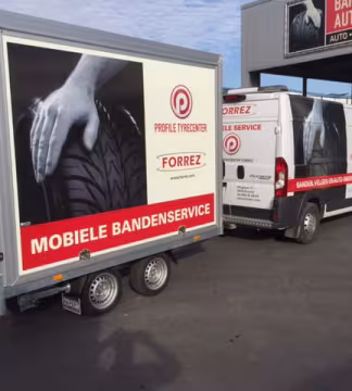 De mobiele service komt bij u ter plaatse voor monteren en wisselen van banden|Forrez|Uw specialist in banden en velgen
