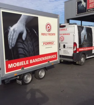 De mobiele service komt bij u ter plaatse voor monteren en wisselen van banden|Forrez|Uw specialist in banden en velgen