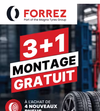 3+1 montage gratuit chez Forrez