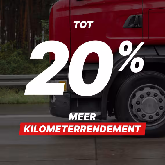 Tot 20% meer kilometerrendement
